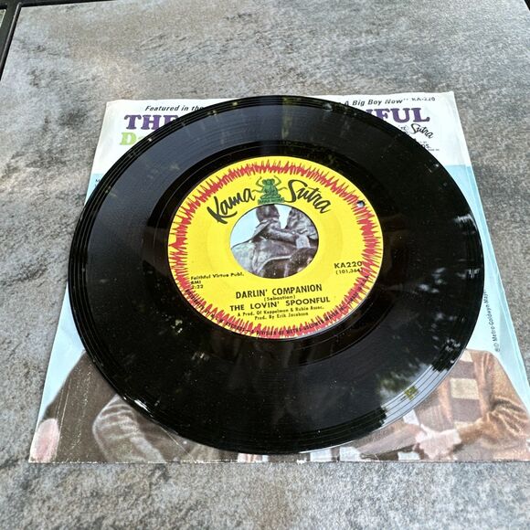 The Lovin’ Spoonful 45 “Darlin’ Companion” “Darling Be Home Soon” - Picture 2 of 3